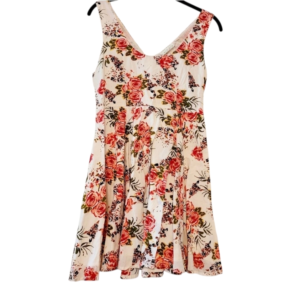 Kimchi Blue Bright Floral Sleeveless Sundress Size Small